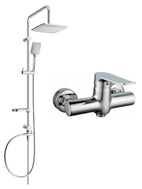 Mexen Pecos Sven ensemble de douche apparent avec pommeau de douche et mitigeur, chrome - 72740262-00