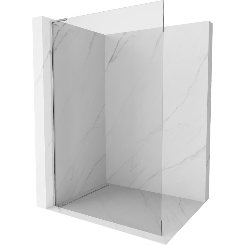 Mexen Kioto L paroi de douche Walk-in 105 x 200 cm, transparent, chrome - 800-105-103-01-00