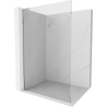 Mexen Kioto L paroi de douche Walk-in 105 x 200 cm, transparent, chrome - 800-105-103-01-00