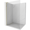 Mexen Kioto L paroi de douche Walk-in 70 x 200 cm, transparent, doré - 800-070-103-50-00