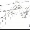 Mexen Carl ensemble de douche extérieur avec tête de pluie et mitigeur Cetus, noir - 744340240-70