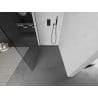 Mexen Kioto L paroi de douche Walk-in 60 x 200 cm, transparent, gris canon brossé - 800-060-103-66-00