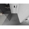 Mexen Kioto L paroi de douche Walk-in 105 x 200 cm, transparent, gun gray brossé - 800-105-103-66-00