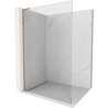 Mexen Kioto L paroi de douche Walk-in 50 x 200 cm, transparent, cuivre brossé - 800-050-103-65-00