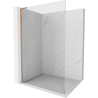 Mexen Kioto L paroi de douche Walk-in 100 x 200 cm, transparent, cuivre brossé - 800-100-103-65-00