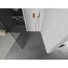 Paroi de douche Mexen Kioto L Walk-in 105 x 200 cm, transparent, laiton brossé - 800-105-103-65-00