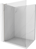 Mexen Kioto L paroi de douche Walk-in 110 x 200 cm, transparente, nickel brossé - 800-110-103-97-00