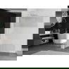 Mexen Kioto L paroi de douche Walk-in 80 x 200 cm, transparent/figé, chrome - 800-080-103-01-35