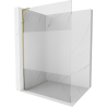 Mexen Kioto L paroi de douche Walk-in 70 x 200 cm, transparent/frosté, doré - 800-070-103-50-35