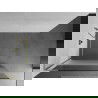 Mexen Kioto L paroi de douche Walk-in 100 x 200 cm, transparent/sablé, finition dorée - 800-100-103-55-35