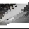 Mexen Kioto paroi de douche autonome 120 x 200 cm, motif noir 8 mm, gun gray brossé - 800-120-002-66-78
