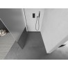 Mexen Kioto L paroi de douche Walk-in 110 x 200 cm, transparent/givre, gris canon brossé - 800-110-103-66-35