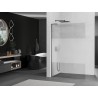 Mexen Kioto L paroi de douche Walk-in 110 x 200 cm, transparent/givre, gris canon brossé - 800-110-103-66-35