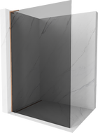 Mexen Kioto L paroi de douche Walk-in 70 x 200 cm, graphite, or rose - 800-070-103-60-40