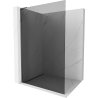 Paroi de douche Mexen Kioto L Walk-in 70 x 200 cm, gris graphite, gun gray brossé - 800-070-103-66-40