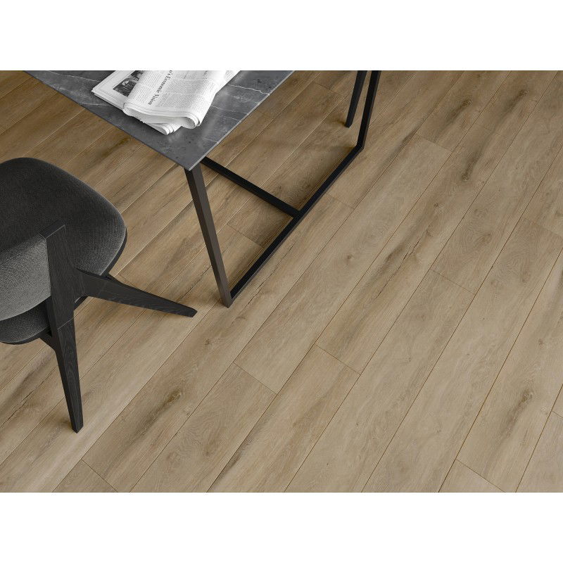 Mexen Long Creek panneaux vinyles 1240 x 182 mm SPC 6,5 mm, sous-couche IXPE 1,5 mm, 4 V-Joint, Chêne