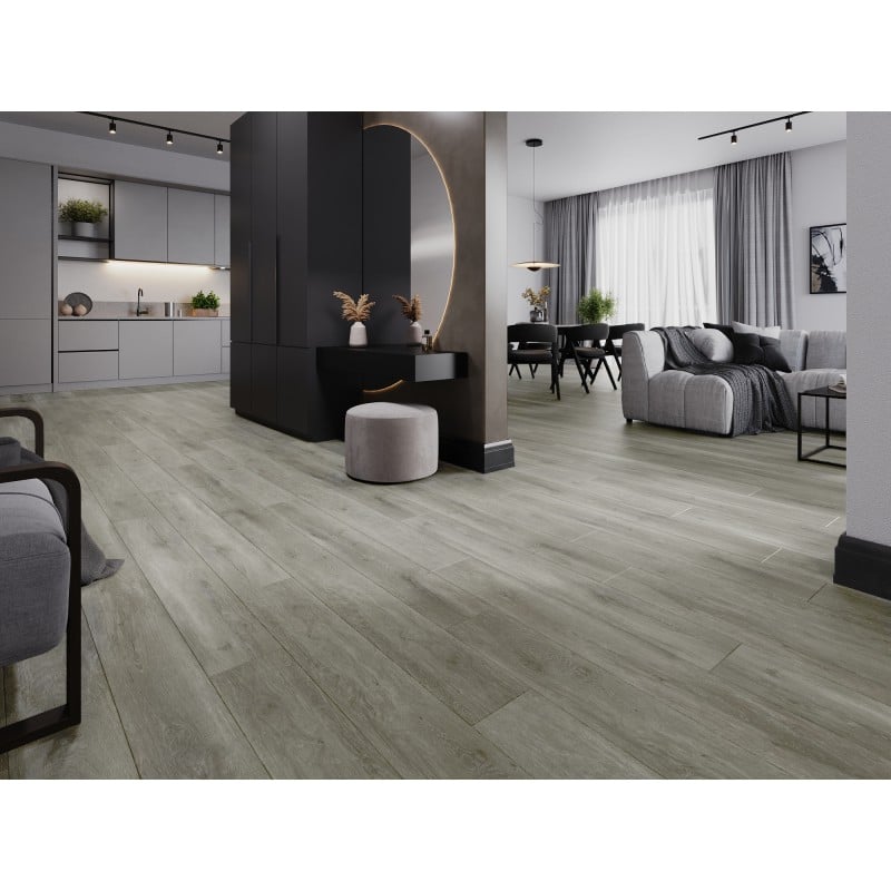 Mexen Riverdale panneaux vinyles 1240 x 182 mm SPC 6,5 mm, sous-couche IXPE 1,5 mm, 4 V-Joint, Chêne
