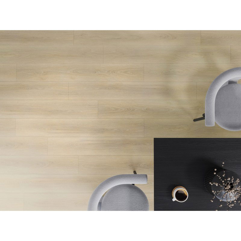 Mexen Kinston panneaux en vinyle 1240 x 182 mm SPC 6,5 mm, sous-couche IXPE 1,5 mm, 4 V-Joint, Chêne