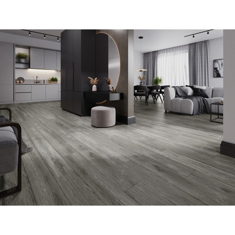 Mexen Claremont panneaux vinyles 1240 x 182 mm SPC 6,5 mm, sous-couche IXPE 1,5 mm, 4 V-Joint, Chêne