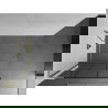 Mexen Kioto L paroi de douche Walk-in 100 x 200 cm, motif noir, finition dorée brossée - 800-100-103-55-77