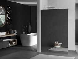 Mexen Kioto L paroi de douche Walk-in 70 x 200 cm, miroir, chrome - 800-070-103-01-50