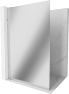 Mexen Kioto L paroi de douche Walk-in 70 x 200 cm, miroir, chrome - 800-070-103-01-50