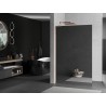 Mexen Kioto L paroi de douche Walk-in 70 x 200 cm, miroir, cuivre brossé - 800-070-103-65-50