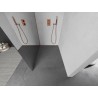 Mexen Kioto L paroi de douche Walk-in 70 x 200 cm, miroir, cuivre brossé - 800-070-103-65-50