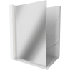 Paroi de douche Mexen Kioto L Walk-in 100 x 200 cm, miroir, nickel brossé - 800-100-103-97-50