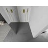 Mexen Kioto L paroi de douche Walk-in 90 x 200 cm, miroir, doré - 800-090-103-50-50