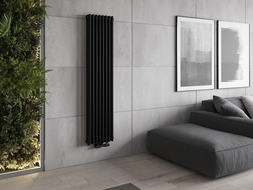 Mexen Denver radiateur décoratif 1600 x 378 mm, 1487 W, noir - W215-1600-378-00-70