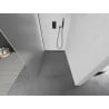 Mexen Kioto Paroi de douche Walk-in 140 x 200 cm, dépoli 8 mm, métal gun - 800-140-101-95-30