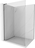 Mexen Kioto L paroi de douche Walk-in 100 x 200 cm, transparent, métal canon - 800-100-103-95-00