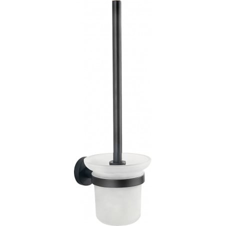 Mexen Tiber brosse de toilettes, noire - 7050550-70