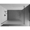 Mexen Kioto paroi de douche Walk-in 120 x 200 cm, givré 8 mm, gris canon brossé - 800-120-101-66-30