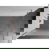 Mexen Kioto paroi de douche Walk-in 80 x 200 cm, verre dépoli 8 mm, laiton brossé - 800-080-101-65-30