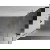 Mexen Kioto paroi de douche Walk-in 110 x 200 cm, verre dépoli 8 mm, finition or brossé - 800-110-101-55-30