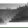Mexen Kioto paroi de douche autonome 120 x 200 cm, verre trempé 8 mm, gun metal - 800-120-002-95-09