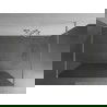 Mexen Kioto paroi de douche autonome 120 x 200 cm, verre trempé 8 mm, nickel brossé - 800-120-002-97-09
