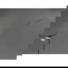 Mexen Kioto paroi de douche 90 x 200 cm, transparent 8 mm, Chrome - 800-090-101-01-00