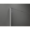Mexen Kioto-R paroi de douche arrondie Walk-in 100 x 200 cm, transparent 8 mm, chrome - 800-100-101-01-06