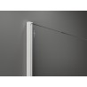 Mexen Kioto Paroi de douche Walk-in 60 x 200 cm, transparent 8 mm, blanche - 800-060-101-20-00
