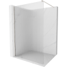 Mexen Kioto paroi de douche Walk-in 80 x 200 cm, verre trempé 8 mm, nickel brossé - 800-080-101-97-09