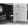 Mexen Kioto-R Paroi de douche arrondie Walk-in 100 x 200 cm, transparent 8 mm, gun metal - 800-100-101-95-06