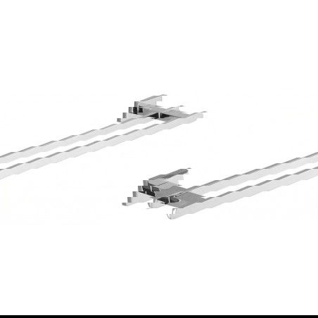 Mexen Arno double porte-serviettes, Chrome - 7020725-00