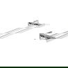 Mexen Arno double porte-serviettes, Chrome - 7020725-00
