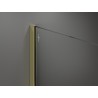 Mexen Kioto Paroi de douche Walk-in 130 x 200 cm, transparent 8 mm, dorée - 800-130-101-50-00