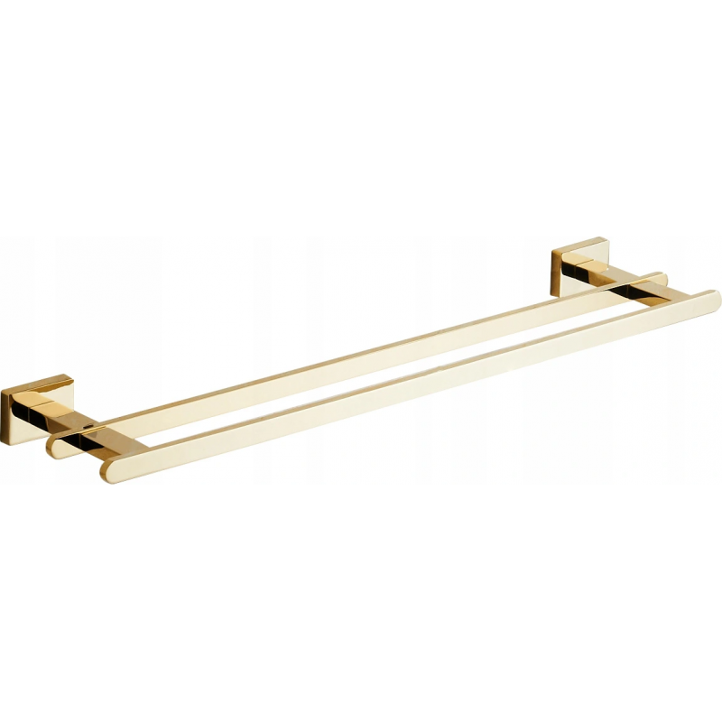 Mexen Arno double porte-serviettes, doré - 7020725-50