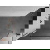 Mexen Kioto L paroi de douche arrondie Walk-in 80 x 200 cm, transparent, or rose - 800-080-103-60-06