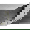 Mexen Kioto L paroi de douche arrondie Walk-in 100 x 200 cm, transparente, en or brossé - 800-100-103-55-06